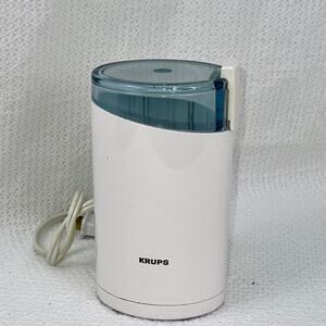 Krups Type 203 Electric Coffee Grinder White 200W Blade Mill Tested Works